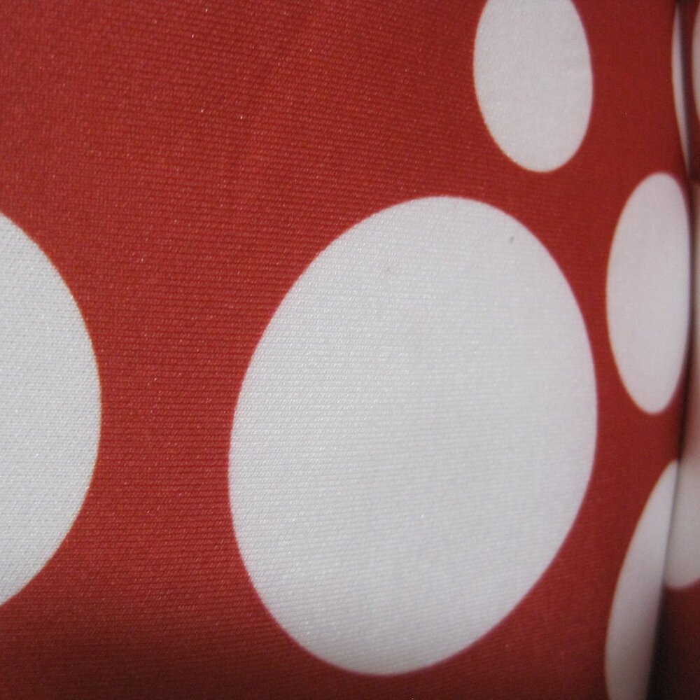 Rainbow red and white polka dot skirt sz M - Picture 10 of 10